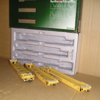 NAW0294s "HO" Kato 30-9045 Gunderson Maxi-IV Double Stack wagons TTX #732958 excellent used boxed.