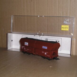EW0568 "HO" Fleischmann 5521K? German DB Falns coal hopper wagon, RAG, good used boxed.