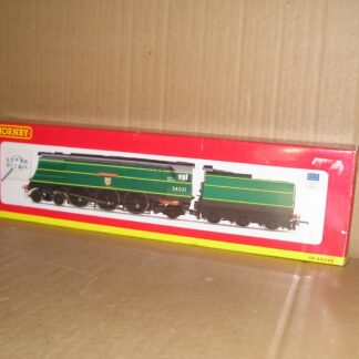 BL0159 Hornby R2691 unrebuilt WC/BB 34031 Torrington, excellent used boxed.