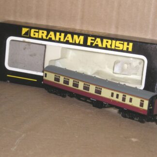 BC1096 "N" Graham Farish 374-075B BR(WR) Mk1 corridor brake composite good used boxed.