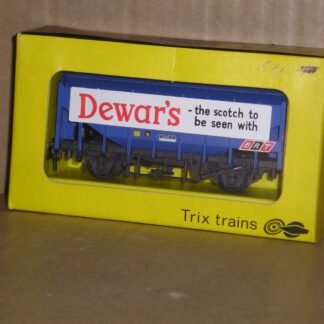 BW0395 Trix 1685 Bulk Grain wagon Dewar's, not numbered, excellent used boxed.