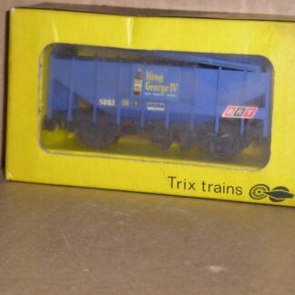 BW0394 Trix 1684 Bulk Grain wagon King George IV #5883 excellent used boxed.