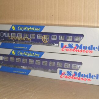 EC1206 "HO" LS Models 49 010 City Night Line pair, excellent/near mint used/unused? boxed.