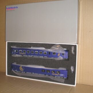 EC1205 "HO" LS Models 49 005 City Night Line pair, excellent/near mint used/unused? boxed.