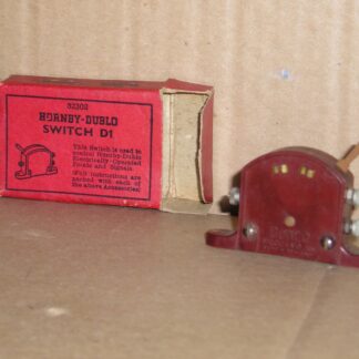HD0223 Hornby Dublo D1 maroon switch excellent in red box.