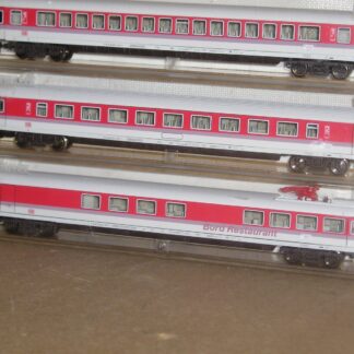 EC1189 "N" Fleischmann 8684/85/87 German DB rake of 3 coaches, excellent used boxed.
