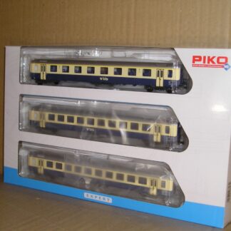 EC1183 Piko 96793 Swiss BLS Omega EW1 3 car set, excellent unused boxed.