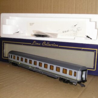 EC1172 Lima 9522 Italy FS 2nd class coach, grey/grey, excellent used/unused boxed.