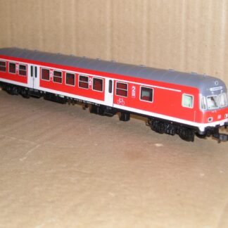 EC1145ub Fleischmann German DB 2nd class B driving trailer coach, good/excellent used unboxed.