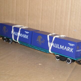 BW0071ub Hornby freightliner wagon with 2 x 30' containers, good used unboxed.