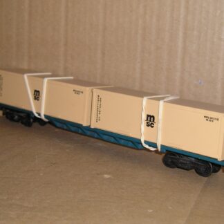 BW0068ub Hornby freightliner wagon with 2 x 30' containers, good used unboxed.