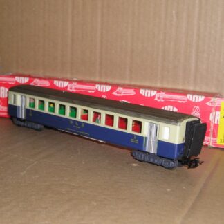 EC1143 HAG 456 Swiss BLS 2nd class B coach, weathered, good/excellent used boxed.