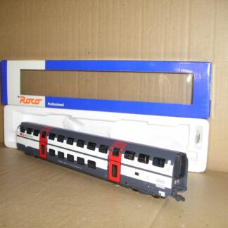 EC0435 Roco 45462 Swiss SBB Double Deck 2nd class B coach excellent used/unused boxed.