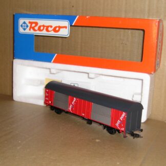 EW0539 "HO" Roco 46273 Netherlands NS Hbbkkss PTT-Post wagon excellent used boxed.