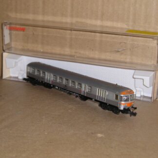 EC1124 "N" Fleischmann German DB Silverfish driving trailer, good used wrong box.