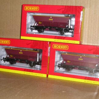 BW0371 Hornby R6885 EWS hopper wagons x3 from a triple pack, excellent boxed.