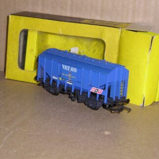 BW0359 Trix 1683 Bulk Grain wagon VAT 69 #5844 excellent used boxed.