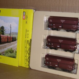 EW0674s "HO" Brawa 2001 DR OOt hopper wagon set of 3, excellent used/unused? boxed.