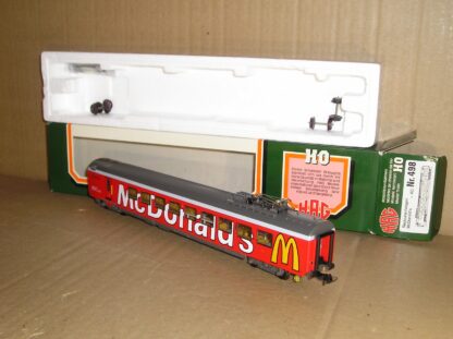 EC1109 "HO" HAG 498/499 Swiss SBB McDonalds Restaurant car, excellent used/unused boxed.