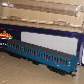 BC1016 Bachmann 34-607 Suburban 2nd coach blue, excellent used boxed.