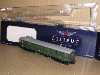 EC1088 Liliput L328601? German DB Pw4ü coach, green, excellent used boxed.