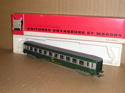 EC1085 Jouef 4692 French France SNCF B10 coach green/silver excellent used/unused? boxed