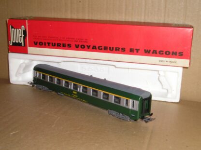 EC1084 Jouef 4691 French France SNCF A9 coach green/silver excellent used/unused? boxed