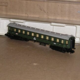 EC1063 "N" Minitrix 3171? German DR C4ü coach excellent used/unused boxed.
