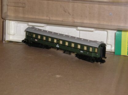 EC1063 "N" Minitrix 3171? German DR C4ü coach excellent used/unused boxed.