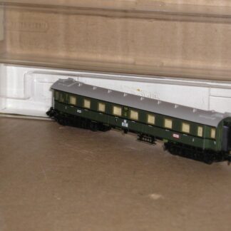 EC1062 "N" Minitrix 3170? German DR AB4ü coach excellent used/unused boxed.
