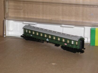 EC1061 "N" Minitrix 3151? German DR C4ü coach excellent used/unused boxed.