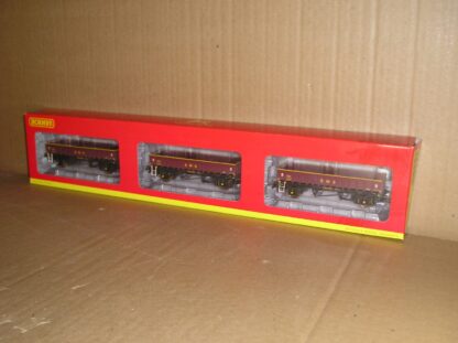 BW0348 Hornby R6225B MHA Coalfish EWS open wagons weathered, set of 3, excellent used/unused? boxed.