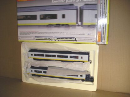 BC1009 Hornby R4013A Eurostar divisible 1st class coach pair excellent unused boxed.