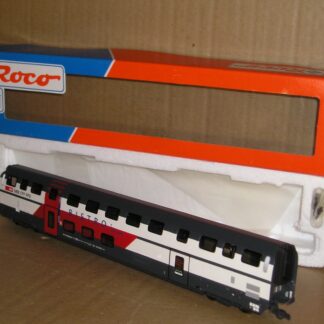 EC1059 Roco 45463 Swiss SBB Double Deck Bistro 2nd class BR coach excellent used/unused boxed.