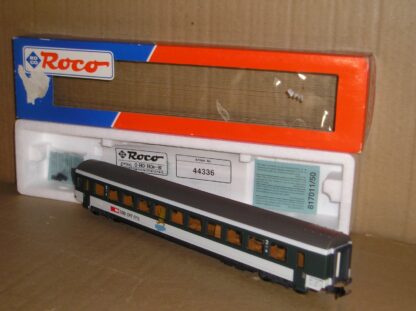 EC1051 Roco 44336 Swiss SBB EWIV 2nd class Kinder Teddy Bear coach, excellent used boxed.