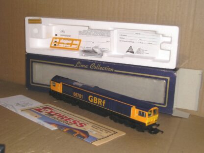 BL0319 Lima 5122 GBRf class 66701 excellent used boxed.