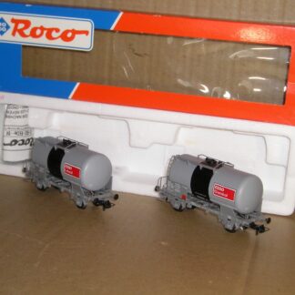 EW0658 "HO" Roco 44113 Swiss SBB Esso tanker pair, excellent used boxed.