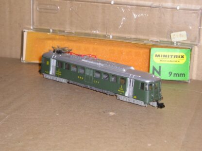 ED0116 Lima "N" Swiss SBB RBe4/4 railcar good/excellent used in wrong box.