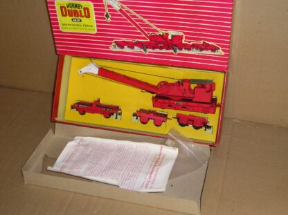 HD4620 Hornby Dublo breakdown Crane set, good/excellent used boxed.