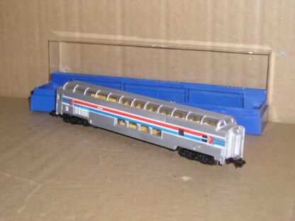 NAC0157 "N" Bachmann 5653/74355 85' full dome passenger car Amtrak excellent used boxed.