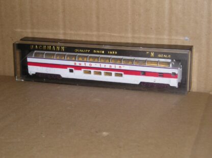 NAC0155 "N" Bachmann 5652? 85' full dome passenger car Auto-Train excellent used boxed.