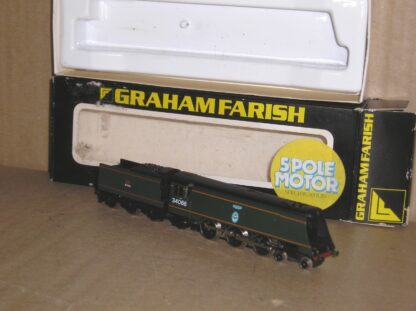 BL0267 Graham Farish 1505 BR(S) Battle of Briatin 34066 "Spitfire", excellent used boxed.