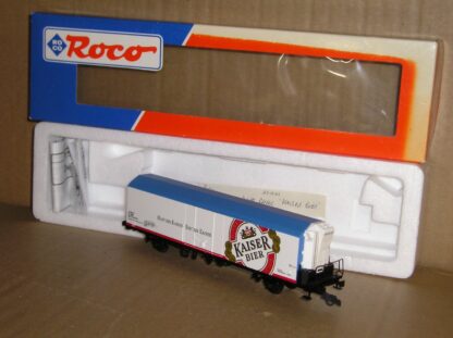 EW0635 Roco 47041 Austria OBB Interfrigo "Kaiser Bier" wagon, excellent used boxed.