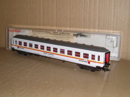 EC0997 Fleischmann 5119 German DB Rollende Landstrasse Bcm 2nd class, excellent boxed.