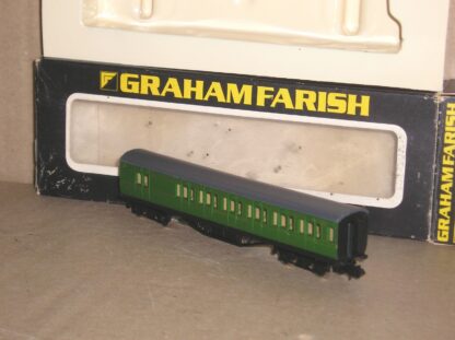 BC0900 Graham Farish 0633 57' Mainline Brake Coach SR green, excellent used/unused? boxed.