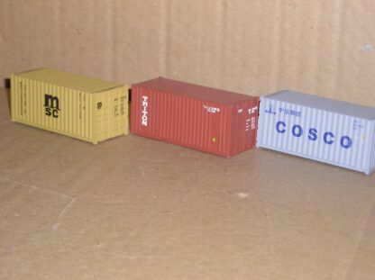 BW0304ub Hornby? freightliner containers x3 excellent used unboxed.