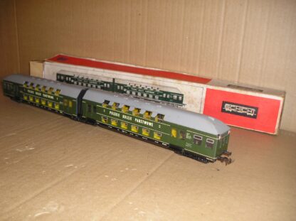 EC0933s Piko Poland PKP double deck coach pair good/excellent used boxed.