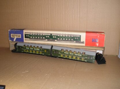 EC0855s Schicht Polish PKP double deck inner articulated coaches in a box.