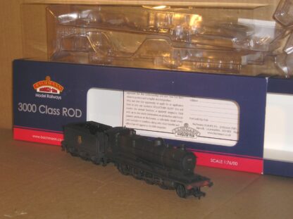 BL0209 Bachmann 31-128 3000 class ROD BR black, early emblem, weathered, excellent/near mint boxed.