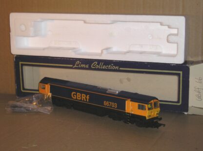 BL0155 Lima L204966 class 66 GBRf livery, excellent used boxed.